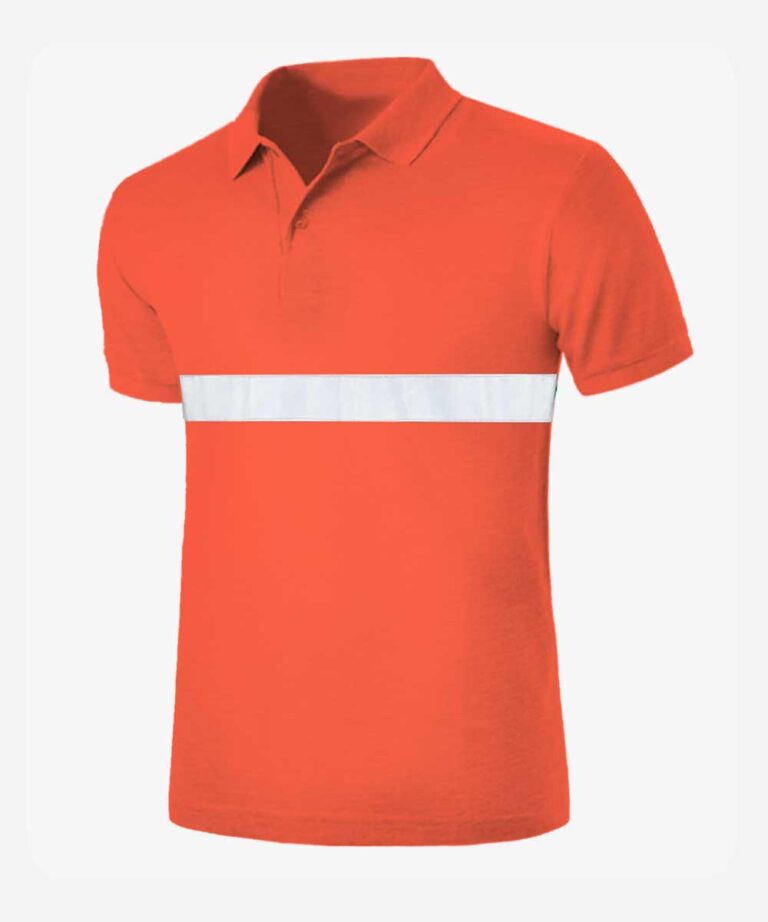 Mens Style Reflektörlü Polo Yaka İş Tişörtü